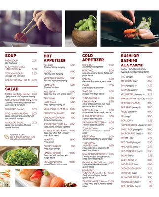 Menu photo 6 Unagi Sushi Troy, NY