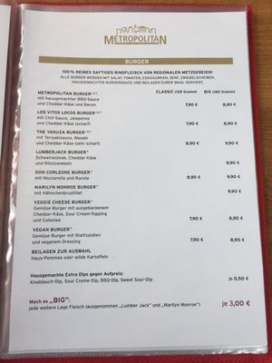 Menu photo 1 Metropolitan Leonberg, BW