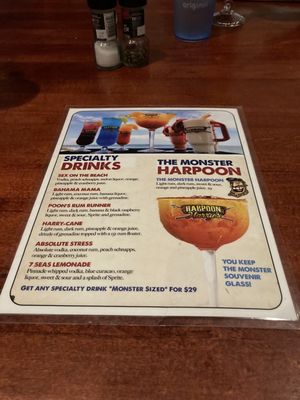 Menu photo 8 Harpoon Harry's Beachfront Restaurant Panama City Bch, FL