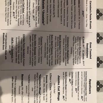 Carmine’s Pizza & Pasta - Menu - Pizza Near Me - Latrobe, Pennsylvania