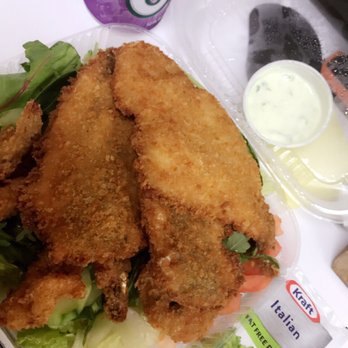 Terrace Fish & Chips - Fish, shrimp with salad - Seafood Near Me - New York, New York Terrace Fish & Chips - Fish, shrimp with salad - Seafood Near Me - New York, New York