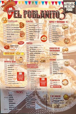 Menu photo 8 Tacos El Poblanito Brooklyn, NY