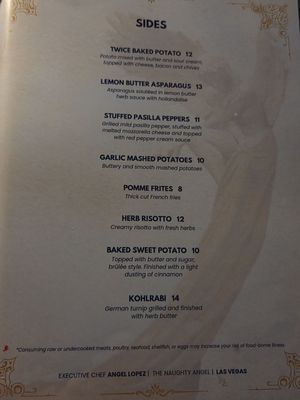 Menu photo 2 The Naughty Angel Las Vegas, NV Menu photo 2 The Naughty Angel Las Vegas, NV