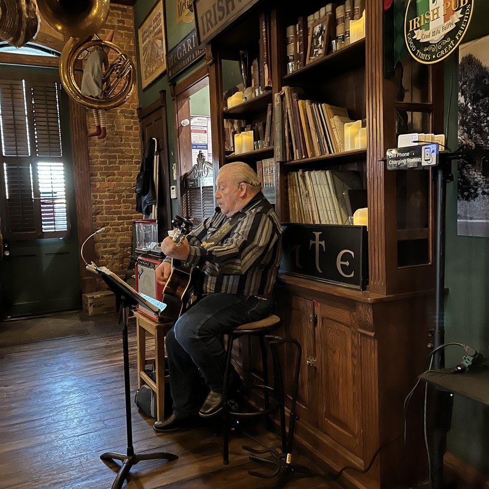 McGarity's Restaurant & Saloon - a man playing a guitar - American Near Me - Jefferson, Texas McGarity's Restaurant & Saloon - a man playing a guitar - American Near Me - Jefferson, Texas