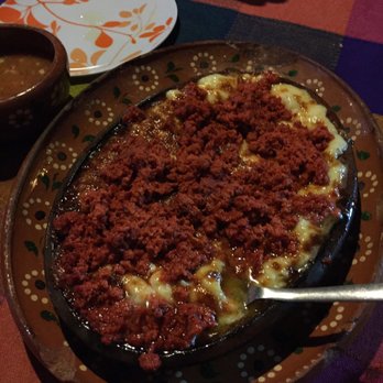Las Brochetas - Queso Fundito con Chorizo. Awesome. Done on a charcoal grill so it's smokey and delicious - Steakhouses Near Me - Mazatlán, SIN Las Brochetas - Queso Fundito con Chorizo. Awesome. Done on a charcoal grill so it's smokey and delicious - Steakhouses Near Me - Mazatlán, SIN