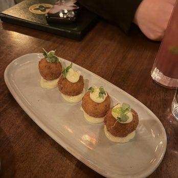 Petula's - Prosciutto arancini - Cocktail Bars Near Me - South Boston, Massachusetts Petula's - Prosciutto arancini - Cocktail Bars Near Me - South Boston, Massachusetts