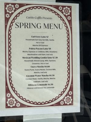 Menu photo 2 Cariño Coffee Houston, TX Menu photo 2 Cariño Coffee Houston, TX