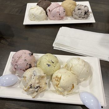 Rose Rock Microcreamery - Ice cream flight - Ice Cream & Frozen Yogurt Near Me - Broken Arrow, Oklahoma Rose Rock Microcreamery - Ice cream flight - Ice Cream & Frozen Yogurt Near Me - Broken Arrow, Oklahoma
