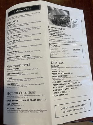 Menu photo 8 Azalea Inn Norfolk, VA