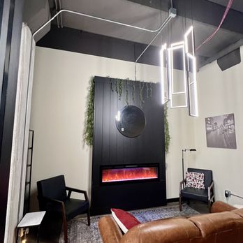 The Exchange Coffee Bar - a leather couch and a fireplace - Coffee & Tea Near Me - Muskegon, Michigan The Exchange Coffee Bar - a leather couch and a fireplace - Coffee & Tea Near Me - Muskegon, Michigan