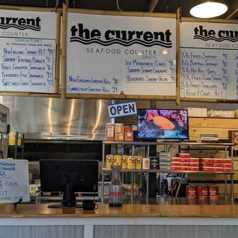 The Current Seafood Bar - the current menu - Seafood Near Me - Sanford, Florida