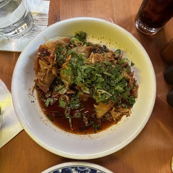 Mecha Noodle Bar - Chili oil dumplings - Ramen Near Me - Denver, Colorado