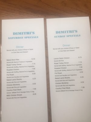 Menu photo 3 Bayside Dimitri's Family Dining New Baltimore, MI Menu photo 3 Bayside Dimitri's Family Dining New Baltimore, MI