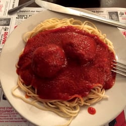 The Villa - Spaghetti and meatballs