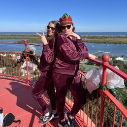 Dorking out with my bestie at the top of the lighthouse. Dorking out with my bestie at the top of the lighthouse.