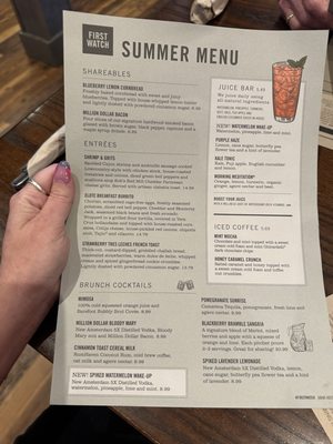 Menu photo 2 First Watch Broken Arrow, OK