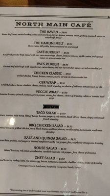Menu photo 5 North Main Cafe Mount Vernon, OH Menu photo 5 North Main Cafe Mount Vernon, OH