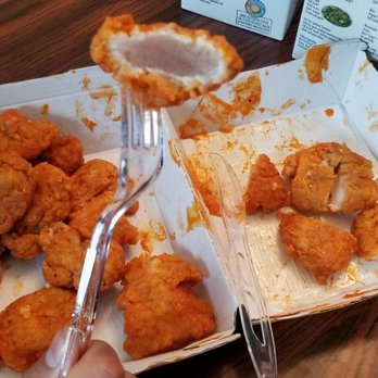 Buffalo Wild Wings - To go order I got for my son, all raw inside!!! - Chicken Wings Near Me - Minot, North Dakota Buffalo Wild Wings - To go order I got for my son, all raw inside!!! - Chicken Wings Near Me - Minot, North Dakota