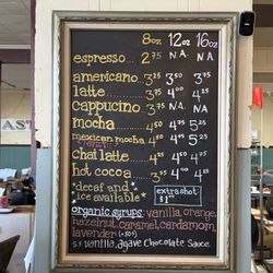 Astoria Coffee - Menu
