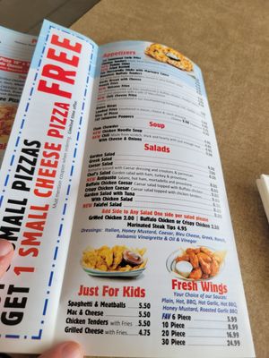 Menu photo 2 Park Street Pizza Attleboro, MA Menu photo 2 Park Street Pizza Attleboro, MA