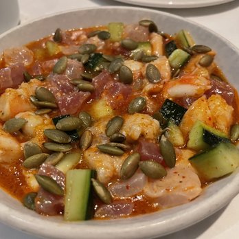 Herbsaint - Louisiana Shrimp and Fish Ceviche was really fresh, flavorful and delicious! - French Near Me - New Orleans, Louisiana Herbsaint - Louisiana Shrimp and Fish Ceviche was really fresh, flavorful and delicious! - French Near Me - New Orleans, Louisiana