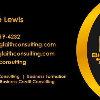 Big Faith Consulting - BUSINESS CARD - Business Consulting Near Me - Lawrenceville, Georgia Big Faith Consulting - BUSINESS CARD - Business Consulting Near Me - Lawrenceville, Georgia