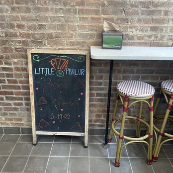 Little Pizza Parlor - Seating on the side - Pizza Near Me - Brooklyn, New York