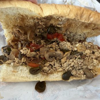 Jersey Mike's Subs - Chicken Philly- I wish I added some veggies - Fast Food Near Me - Atlanta, Georgia Jersey Mike's Subs - Chicken Philly- I wish I added some veggies - Fast Food Near Me - Atlanta, Georgia