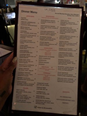 Menu photo 6 La Cava New York, NY