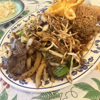 Asian Grill - Mongolian Beef dinner combination - Chinese Near Me - Sun Lakes, Arizona