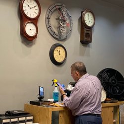 Mike’s Watch Repair - Mike at work