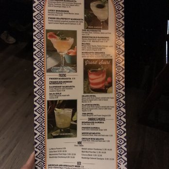Uncle Julio's - Drink Menu - January 2020 - Mexican Near Me - Vernon Hills, Illinois