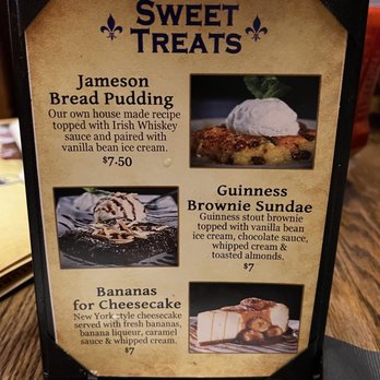 Park Lane Tavern - Dessert menu - Pubs Near Me - Fredericksburg, Virginia Park Lane Tavern - Dessert menu - Pubs Near Me - Fredericksburg, Virginia
