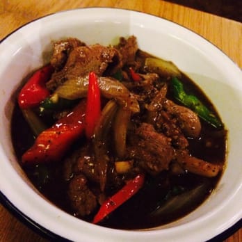 Rosa's Spitalfields - Black Pepper Venison - Thai Near Me - London, XGL