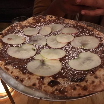 Krust Pizza & Bourbon Bar - Nutella pie with apples- so good! - Pizza Near Me - Middletown, Connecticut Krust Pizza & Bourbon Bar - Nutella pie with apples- so good! - Pizza Near Me - Middletown, Connecticut