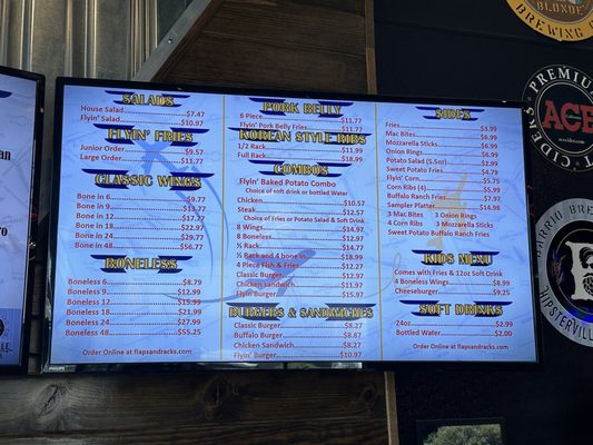 Menu photo 2 Flaps and Racks Tucson, AZ