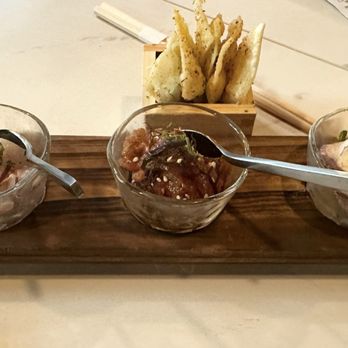 855 Aloha - Ceviche trio - Japanese Near Me - Honolulu, Hawaii
