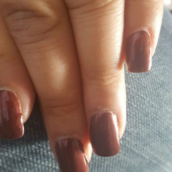 Pro Nails & Spa - May 6th refill- as you can see index & middle finger have major bumps and grooves. :( - Nail Salons Near Me - North Attleborough, Massachusetts Pro Nails & Spa - May 6th refill- as you can see index & middle finger have major bumps and grooves. :( - Nail Salons Near Me - North Attleborough, Massachusetts