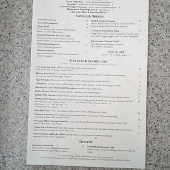 Nine-Ten - Brunch menu - Bars Near Me - La Jolla, California Nine-Ten - Brunch menu - Bars Near Me - La Jolla, California