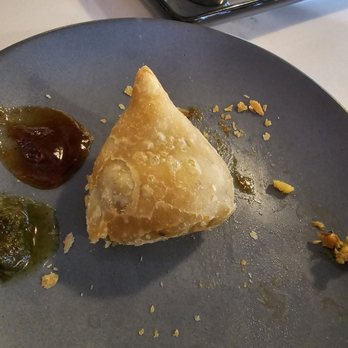 Kinaara - Veg Samosa. We dug into these hot beauties before I realized I didn't take a pic! - Indian Near Me - Omaha, Nebraska Kinaara - Veg Samosa. We dug into these hot beauties before I realized I didn't take a pic! - Indian Near Me - Omaha, Nebraska