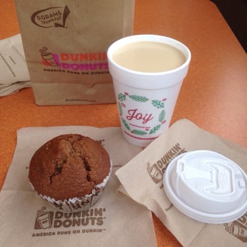 Dunkin' - Coffee with a free muffin. It pays to do the survey. - Donuts Near Me - Orange City, Florida Dunkin' - Coffee with a free muffin. It pays to do the survey. - Donuts Near Me - Orange City, Florida