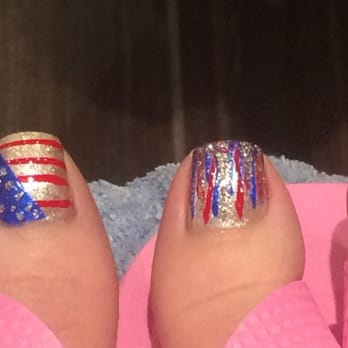 7 Nails and Spa - Amazing 4th of July designs by Brandon! - Nail Salons Near Me - Saint Paul, Minnesota
