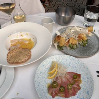 Coast - Hamachi crudo, scallop ceviche and Fish & Chip Cones - Seafood Near Me - Vancouver, British Columbia