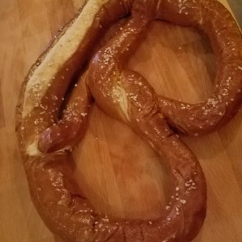 Black Forest Brooklyn - Huge, hot and fresh pretzel - German Near Me - Brooklyn, New York