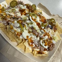 Westgate Lanes - Bbq nachos.. we demolished 2 of these really good