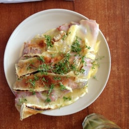 Open faced sandwich