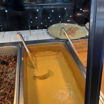 El Cocinero - El Queso is for their nachos (it's a more liquid based)  El Macho is for quesadillas (more creamy) - Mexican Near Me - Van Nuys CA, California