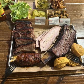 The Original Roy Hutchins Barbeque - We got a Texas Twinkie fatty brisket cut turkey and the dinosaur rib cornbread with jalapeño okra fries and Condiments - Barbeque Near Me - Arlington, Texas The Original Roy Hutchins Barbeque - We got a Texas Twinkie fatty brisket cut turkey and the dinosaur rib cornbread with jalapeño okra fries and Condiments - Barbeque Near Me - Arlington, Texas