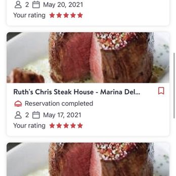 Ruth's Chris Steak House - How often I'm here - Steakhouses Near Me - Marina del Rey, California Ruth's Chris Steak House - How often I'm here - Steakhouses Near Me - Marina del Rey, California