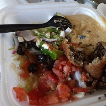 Chick 'n Chop on the Grill - Some type of kibbe ball salad - Mediterranean Near Me - Boca Raton, Florida